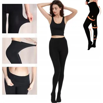 Dámské punčochy Punčocháče s KOŽÍŠKEM Dámské TEPLÉ zimní termální M