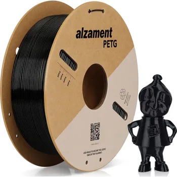 Filament Alzament PETG 1 kg Black ALZMNTPETG01