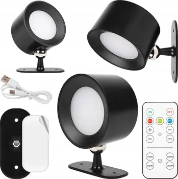 Nástěnné svítidlo Nástěnné svítidlo LVT černé, integrovaný LED zdroj 1 W