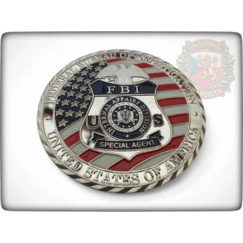 Medaile FBI Barva: Stříbrná