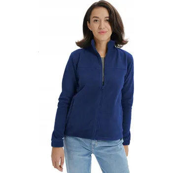 Dámské tričko Dámský teplý klasický chrpa svetr, velikost L, na zip, oteplovač do práce