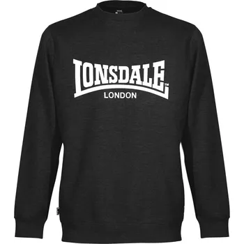 Pánská mikina Mikina Lonsdale Black 1028868 3XL