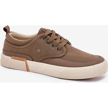 Pánské tenisky Materiálové Pánské Tenisky Big Star RR174064 Khaki Barva: Zelená, Velikost: 45