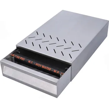 Příprava kávy Nuova Ricambi S.r.l. Šuplíkový knock box – podstavec pod mlýnek Barva: Nerez 620437