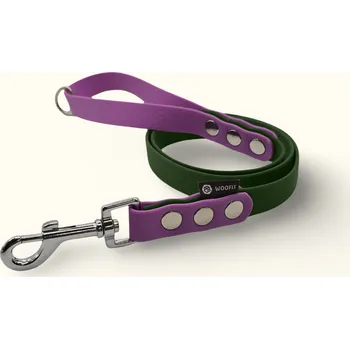 Vodítko pro psa Voděodolné vodítko Woofit Forest DuoTone: Olivové