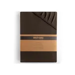 Napínací prostěradlo DecoKing 200x220 220x240 cm 100% česaná bavlna Hnědá žerzejová napínací