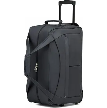 Cestovní taška Skládací cestovní taška na kolečkách Kono - 55L - šedá KSK2489