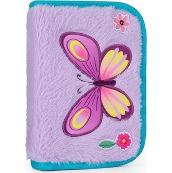 Penál Penál 1 patrový 2 chlopně efekt - Motýl