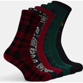 Pánské ponožky Ponožky Polo Ralph Lauren Red 1197891 One Size