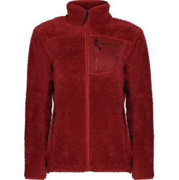Dámská mikina Alpine Pro FERADA ČERVENÁ DÁMSKÁ MIKINA SUPRATHERM XS