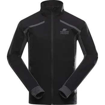 Pánská softshellová bunda Alpine Pro UKEB ČERNÁ PÁNSKÁ SOFTSHELLOVÁ BUNDA S MEMBRÁNOU XXXXL