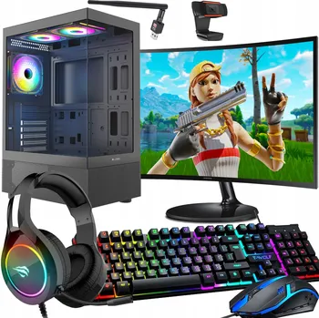 Stolní počítač HERNÍ POČÍTAČ RYZEN 5 RTX 4060, 32 GB RAM, 1 TB SSD, WIN 11