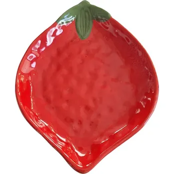 Talíř TALÍŘ VE TVARU JAHODY 24 cm x 18 cm