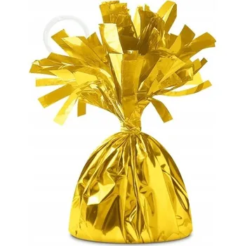 Balónek Závaží zlato, závaží na hélium