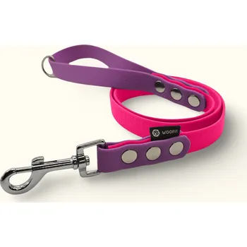 Vodítko pro psa Voděodolné vodítko Woofit Forest DuoTone: Růžové