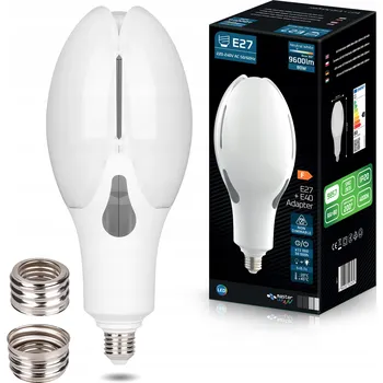 Žárovka LED žárovka E27/E40 GOLIAT 80W 4000K 9600lm neutrální bílá silná 230V