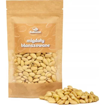 Blanšírované mandle bez slupky 500g Bakamo