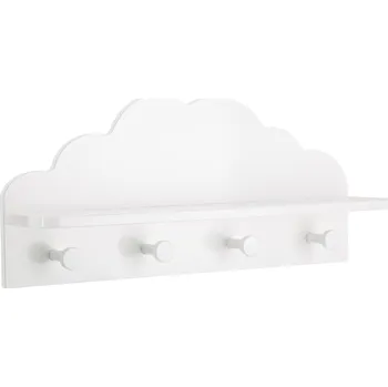 Věšák Šatní ramínko MDF deska Atmosphera bílý