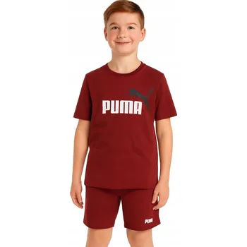 Puma dětská souprava set kraťasy tričko - 128 cm