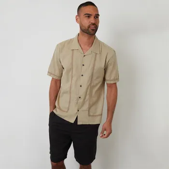 Pánská košile Košile Threadbare Stone 1127519 XXL