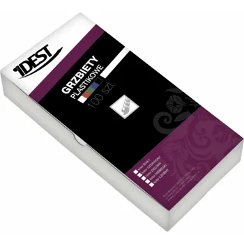 Vázací hřbet Idest Plastové vazby hřbety 16mm, červené, 100 ks (BEGGP160REPX0100001)