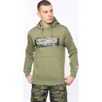 Pánská mikina Mikina Crosshatch Green 1174504 S