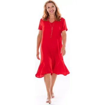 Dámské šaty Dámské šaty ENIJA 38 Červená