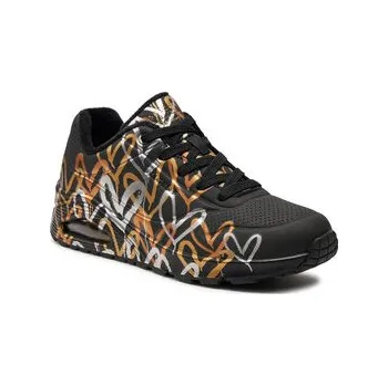 Dámská móda Sneakersy Skechers Metallic Love 155523/BKGD Černá 37_5