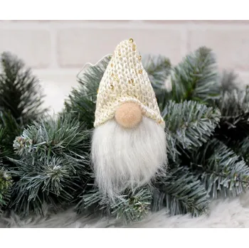 Vánoční dekorace Vánoční trpaslík (13x6 cm) - 1 ks