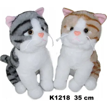 plyšák PLYŠÁK HRAČKA KOČKA SUN-DAY sedící 35 cm mix BAREV PLYŠOVÁ hračka