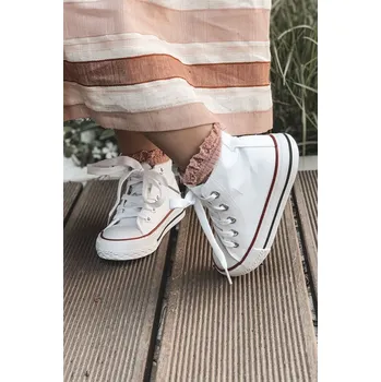 Chlapecké tenisky Boto Dětské Vysoké Tenisky Se Zipem Filemon Barva: Bílá, Velikost: 20