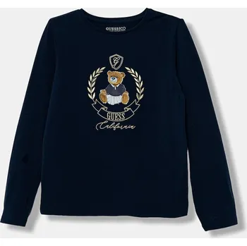Pánské tričko Dětské tričko s dlouhým rukávem Guess J5BI26.J1314.9BYA námořnická modř 59X, vel. 167