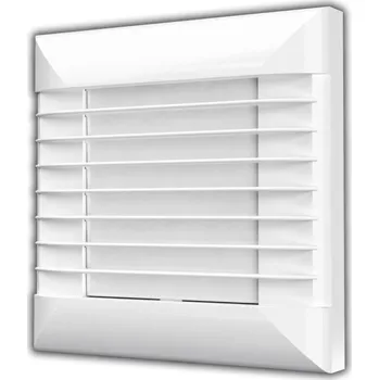 ventilátor do koupelny Ventilátor AUTO d100 mm s automatickou žaluzií - MIKAWI 59-0390