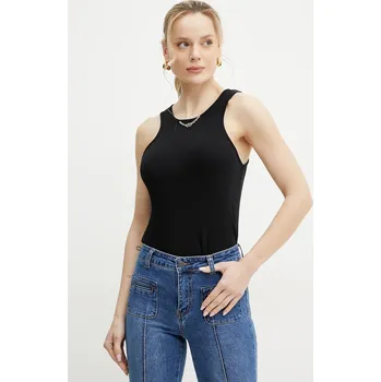 Bavlněný top Twinset 251TT2400 černá 99X, vel. XL