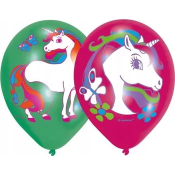 Balónek Balónek s jednorožcem 6 kusů