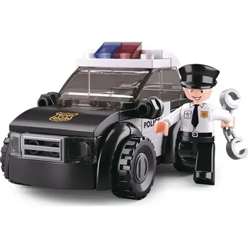 Stavebnice Sluban Sluban Policie: Černé policejní auto