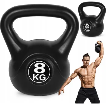 Kettlebell ModernHome 8 kg černý