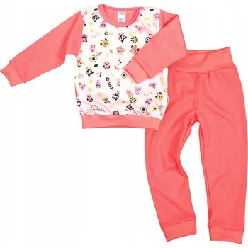 Dívčí pyžamo PYŽAMO dětské sovičky vel. 92 KLEKLE