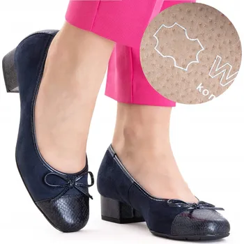 Dámské lodičky Wojtyłko dámské lodičky na blokovém podpatku, velikost 41