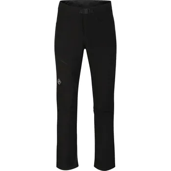 Pánské kalhoty Alpine Pro AKAN ČERNÁ PÁNSKÉ SOFTSHELLOVÉ KALHOTY 54