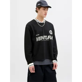 Pánská mikina Mikina Jack and Jones Black 1140418 M