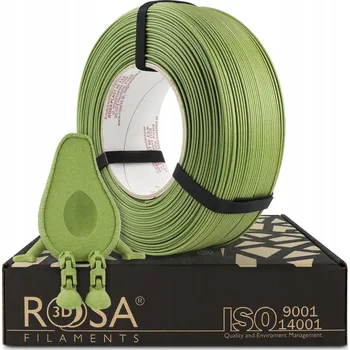 Filament Filament ReFill PLA-CF Rosa3D 1,75mm Matt Avocado Guacamole Zelený 1kg