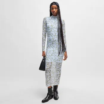 Dámské oblečení Šaty Hugo Blue 1101869 XL