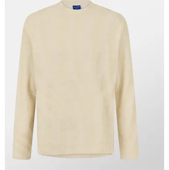 Pánské oblečení Mikina Jack and Jones Ecru 1097240 L