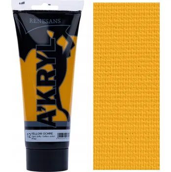 Vodová barva Barva Akrylová Renesans 12 Okrová žlutá 200 Ml
