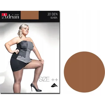 Dámské punčochy Punčocháče hladké Adrian KIARA 20den hnědé Beige velikost 3