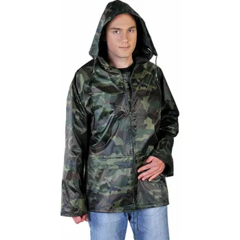 Pláštěnka Reis Pláštěnka s kapucí M Camo