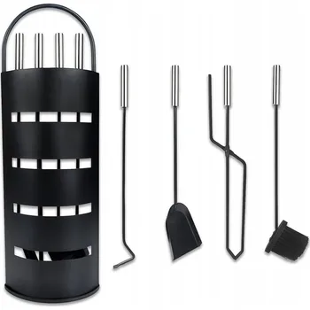 Krbové nářadí STOJAN S KOMÍNOVÝM NÁŘADÍM KRBOVÉ NÁŘADÍ HÁK, LOPATKA XL