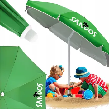 Stínicí technika Plážový slunečník SANDOS NM23W006 160 cm zelený