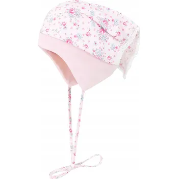 Čepice Čepice - šátek pro kojence na zavazování, růžový, Döll, vel. 43